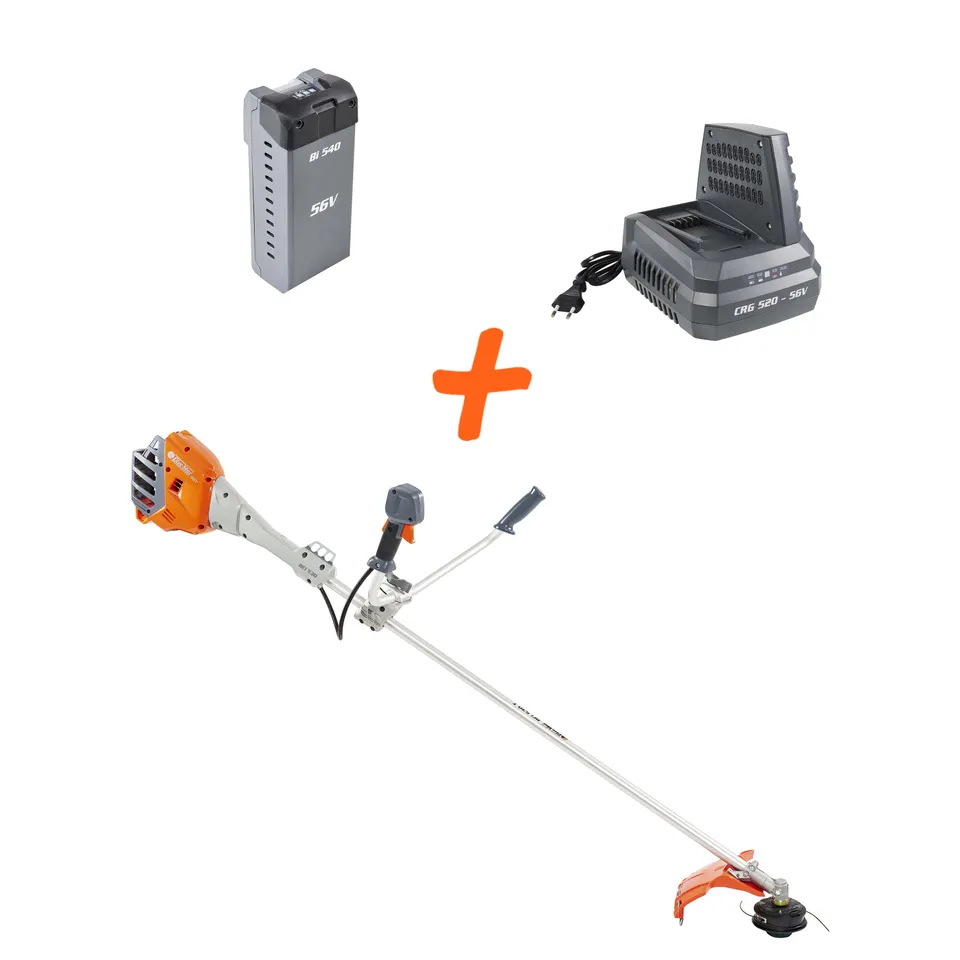 oleo-mac-bci-530-t-kit-d-broussailleuse-batterie-56v-batterie-4-ah-chargeur image 1