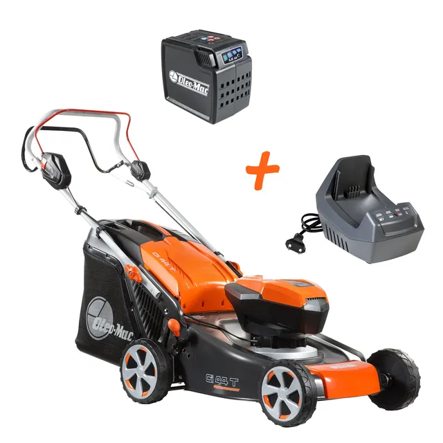 oleo-mac-gi-44-t-kit-tondeuse-batterie-40v-5ah-tract-e image 1