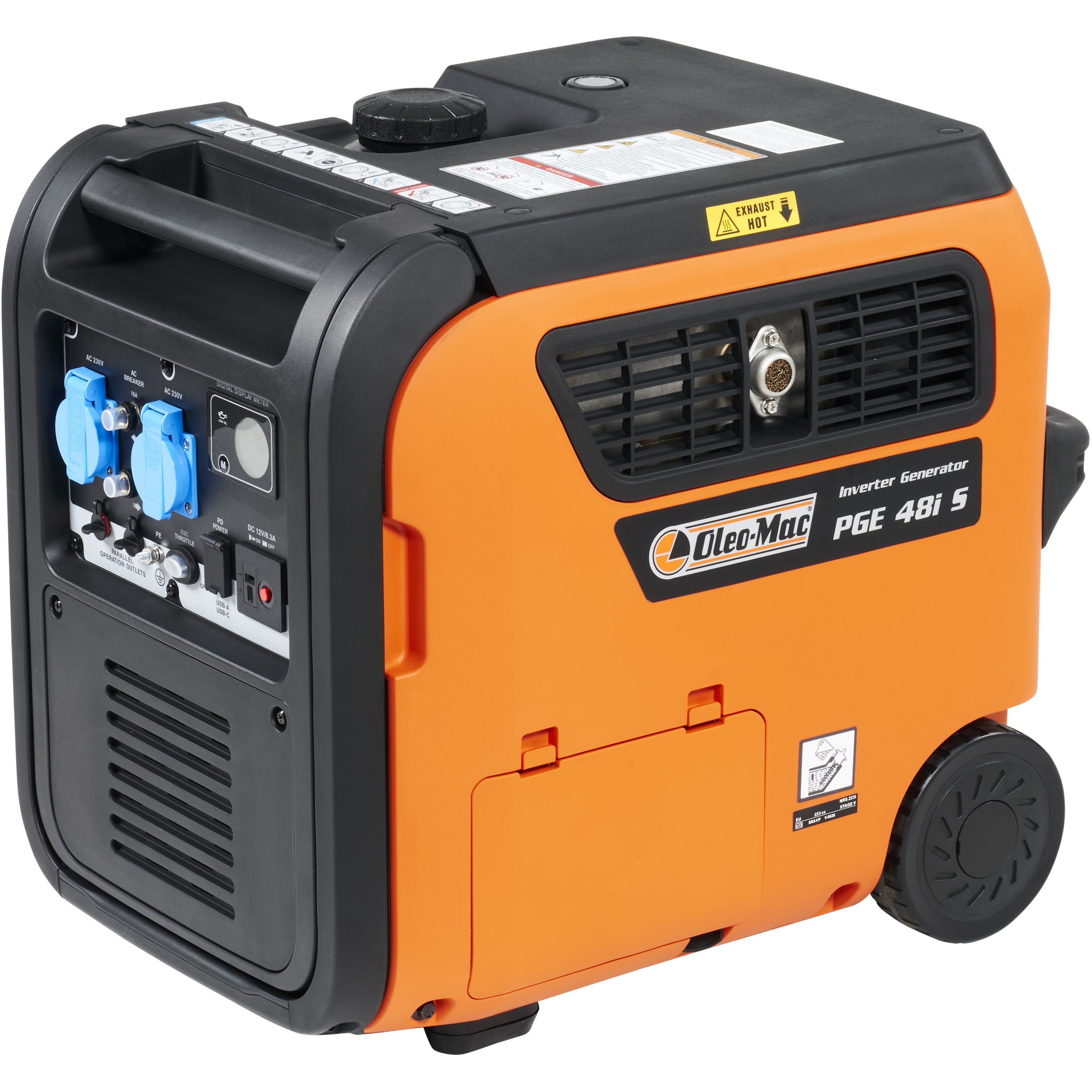 oleo-mac-om-pge-48i-s-groupe-lectrog-ne-inverter-d-marrage-lectrique image 2