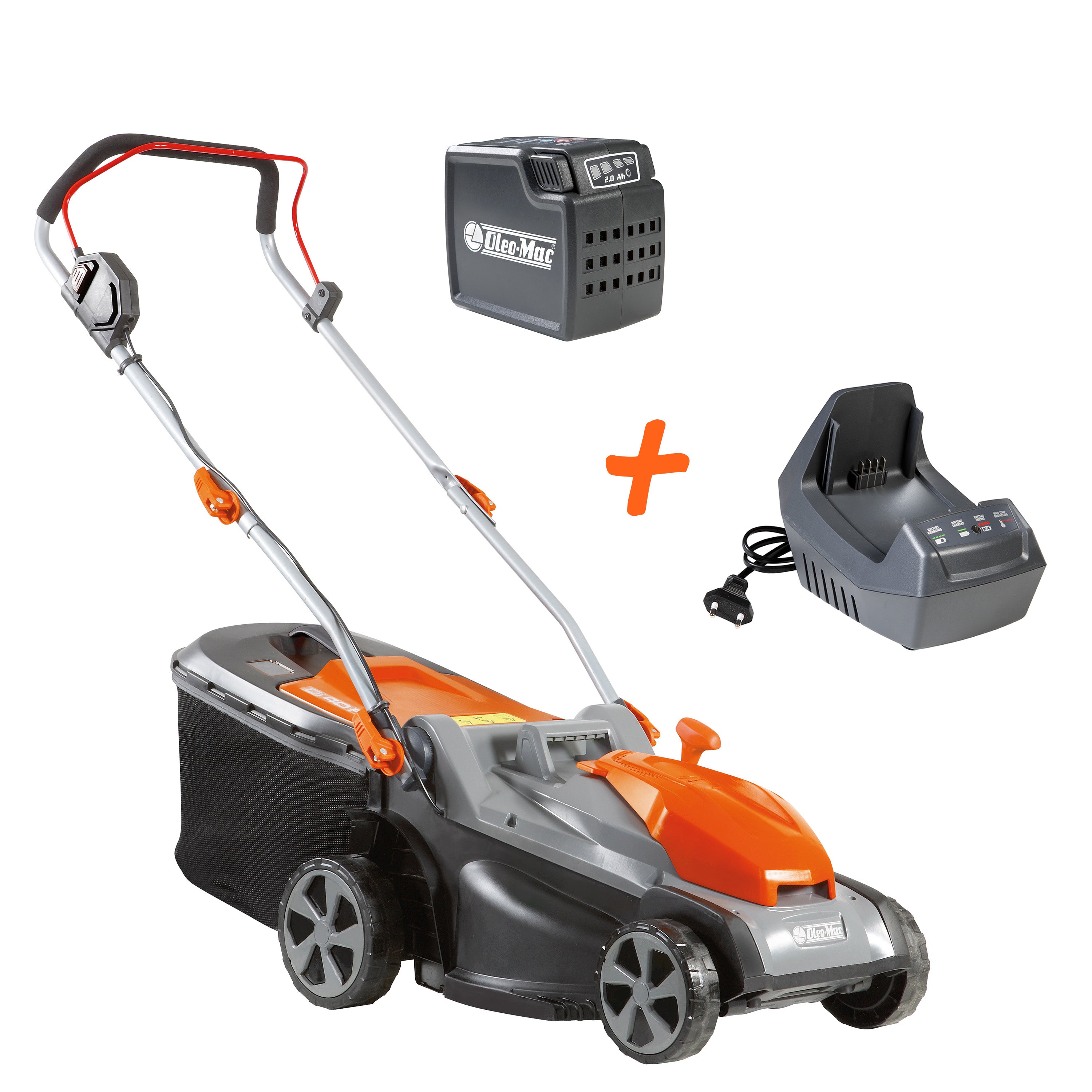 oleo-mac-gi-40-p-kit-tondeuse-batterie-40v-2ah image 1
