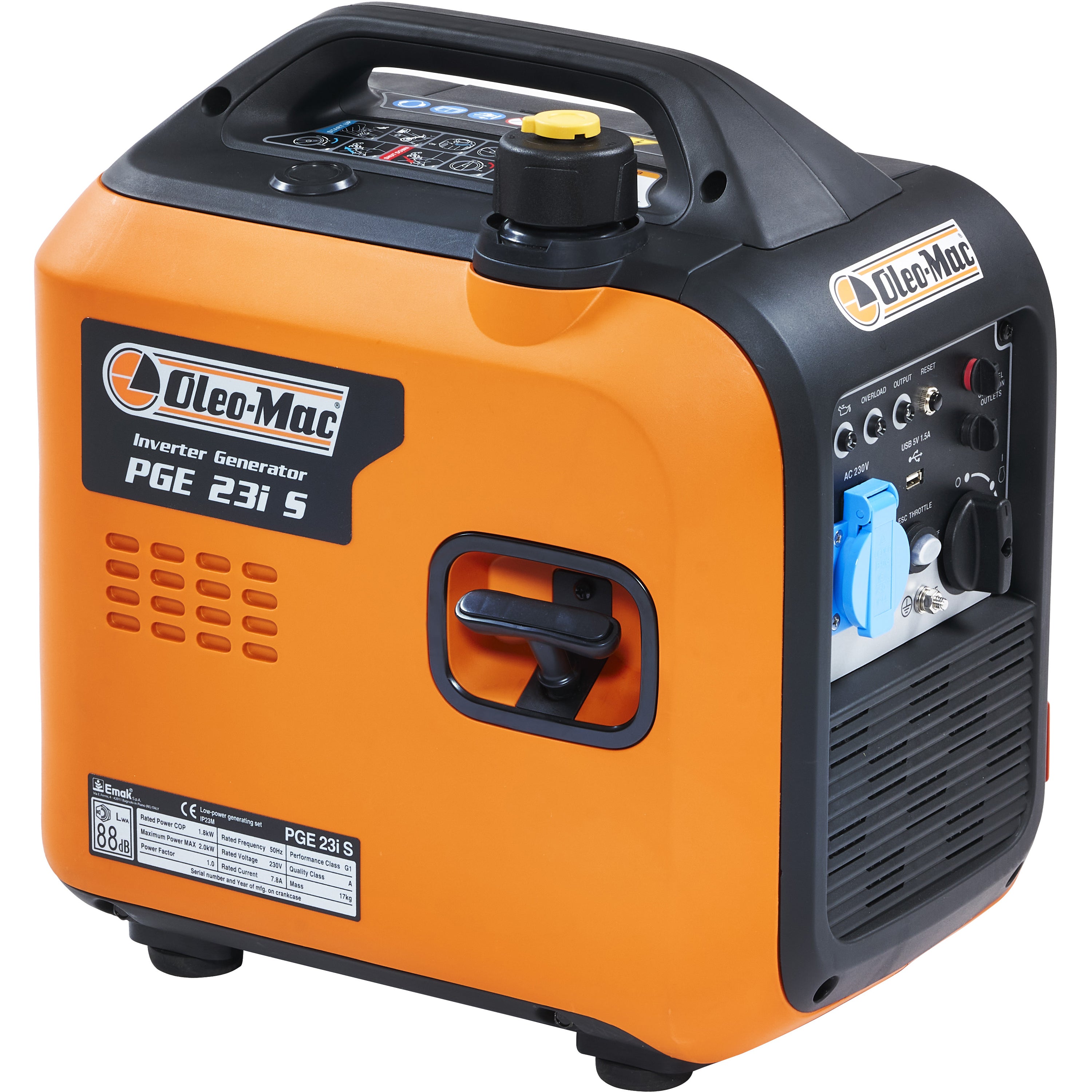 oleo-mac-om-pge-23i-s-groupe-lectrog-ne-inverter-compact image 1
