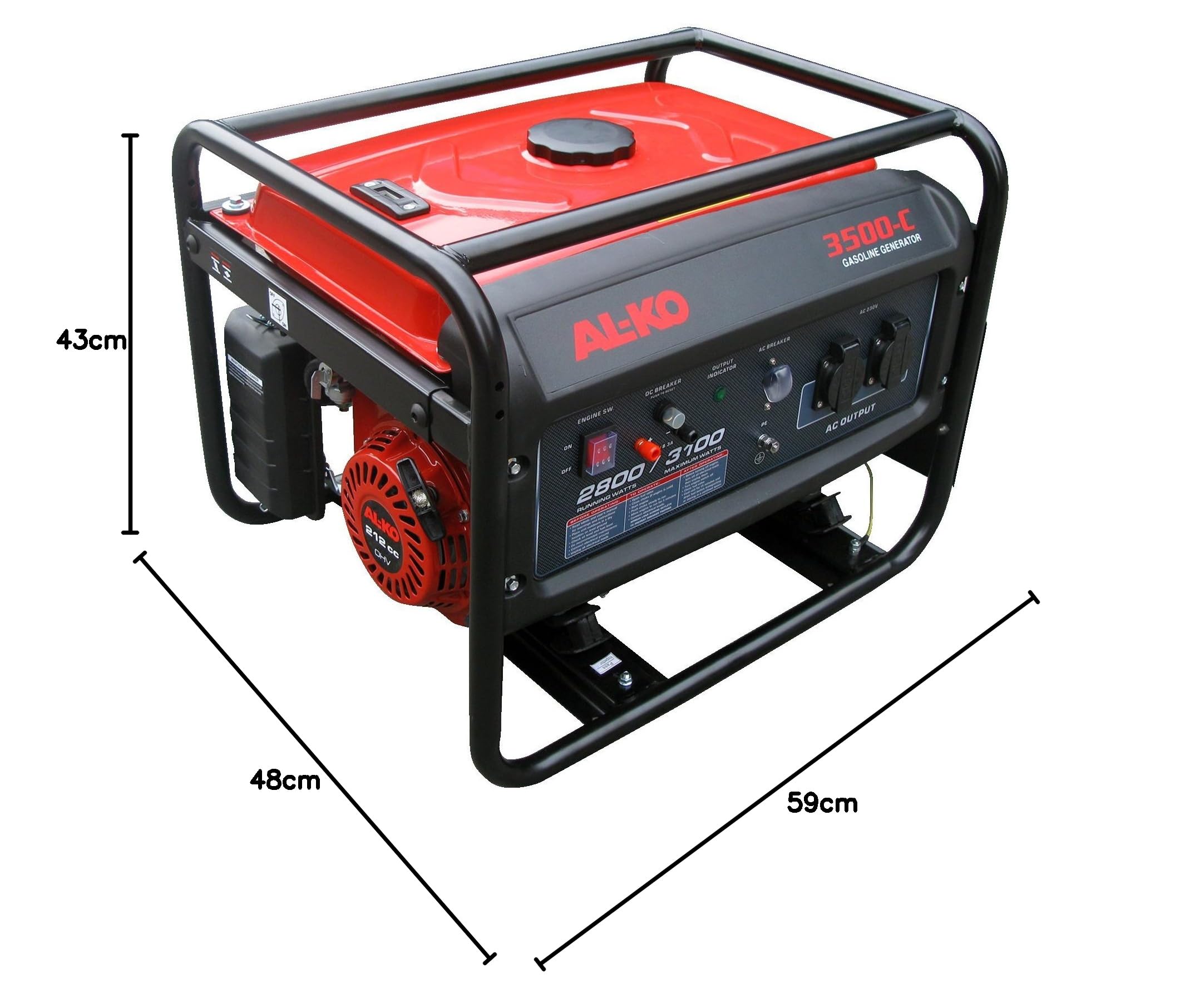 al-ko-3500-c-g-n-rateur-lectrique-chantier-fendeuse-jardin image 2